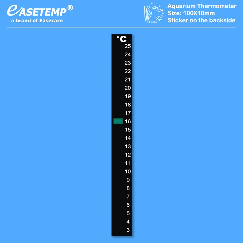

500pcs/lot Free Shipping by DHL Fish Tank Thermometer, 3-25 degree