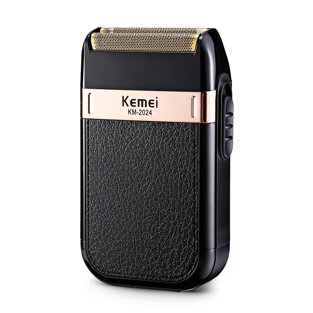 Kemei- зарядка через usb электробритвы для Для мужчин поршневые Твин Лезвие бритва Водонепроницаемый триммер для бороды бритвенный станок