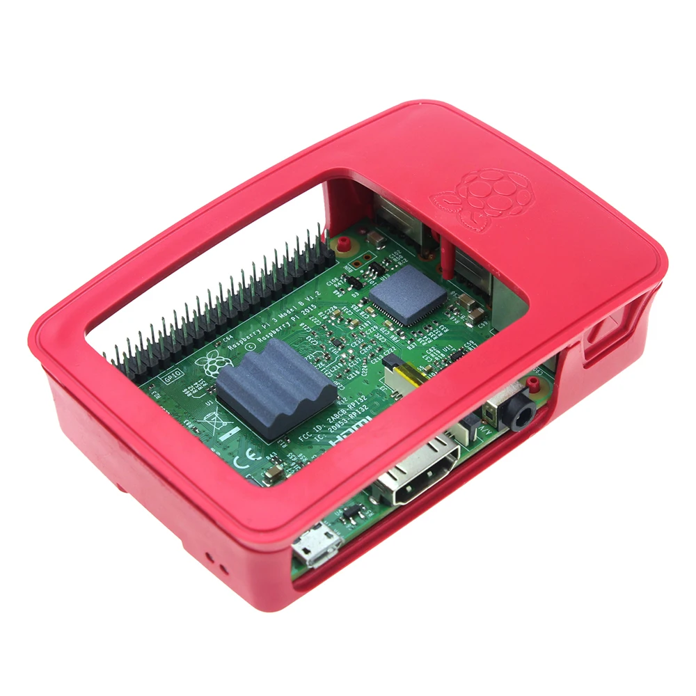 Чехол Aokin для Raspberry Pi черный белый красный защитный чехол Couqe 3 B/3/2/B + Capa