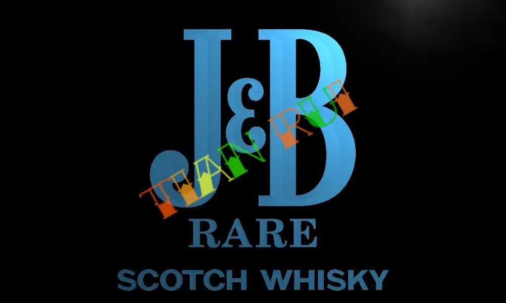 LE187- J &amp B редкий шотландский виски светодиодный неоновый знак | Дом и сад
