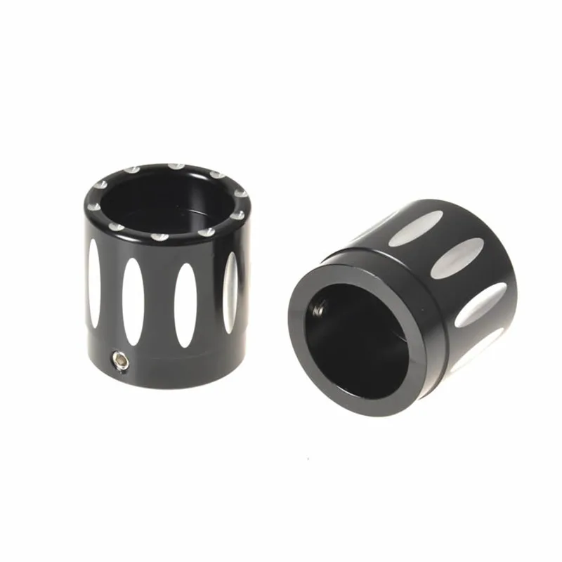 

New Black CNC Aluminum Front Rear Axle Cover Bolt Cap Nut Kit Edge Cut Axle Cover Caps For Harley Sportster Softails XL48 883
