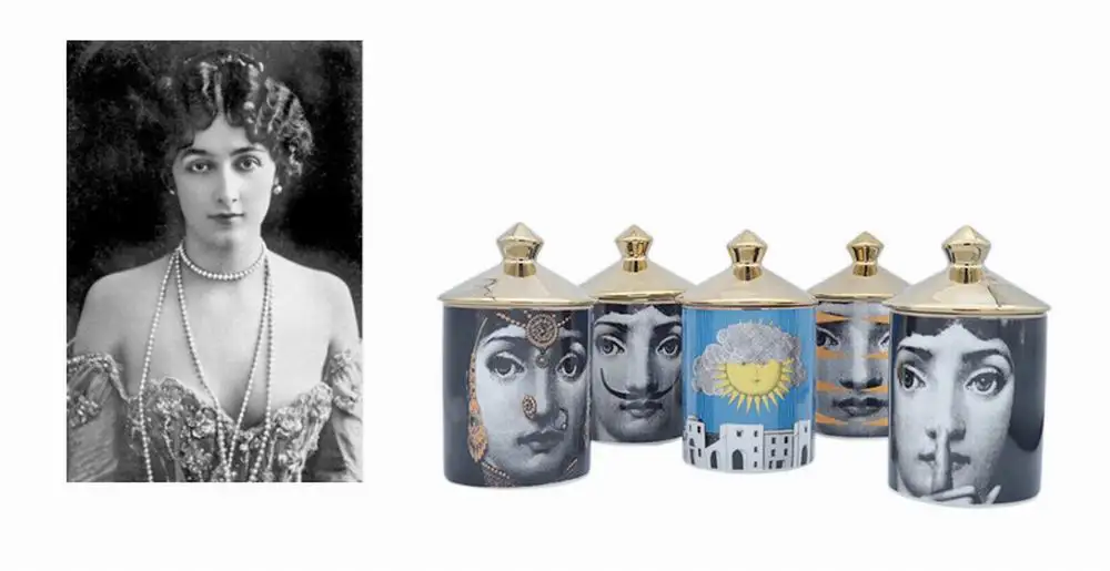 Двухсторонний подсвечник Fornasetti, канделябр, украшение для дома, изысканный керамический кувшин, чашка, цветочные горшки