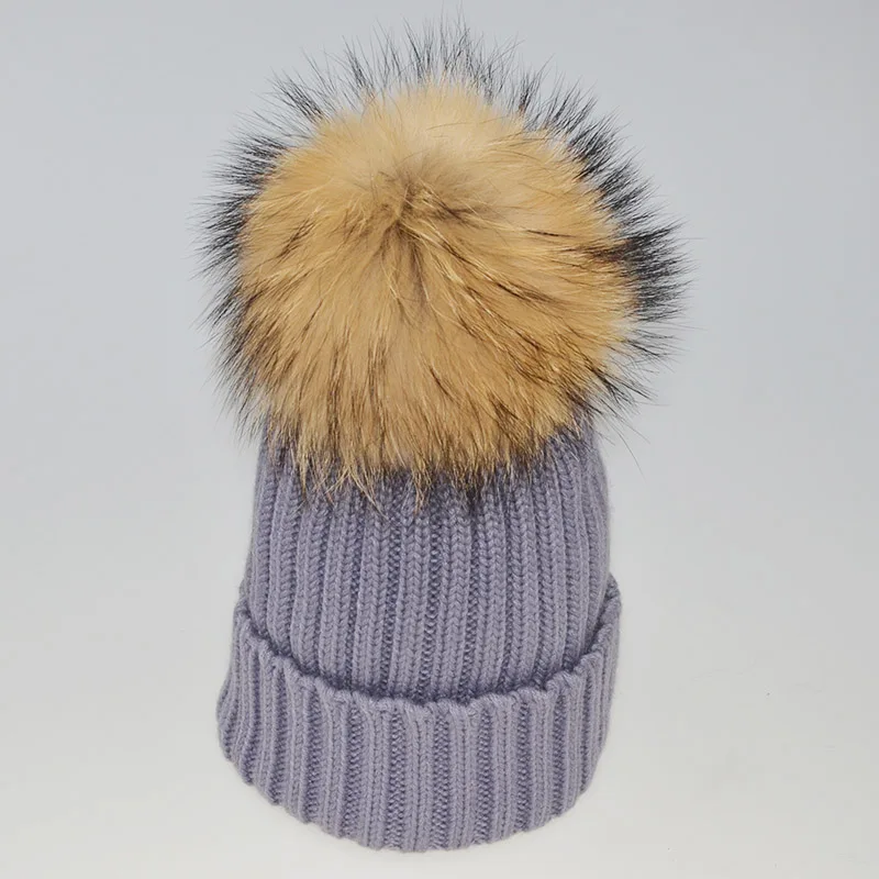 20 видов цветов вязаные шапки для женщин норковая шапка из лисьего меха помпоны