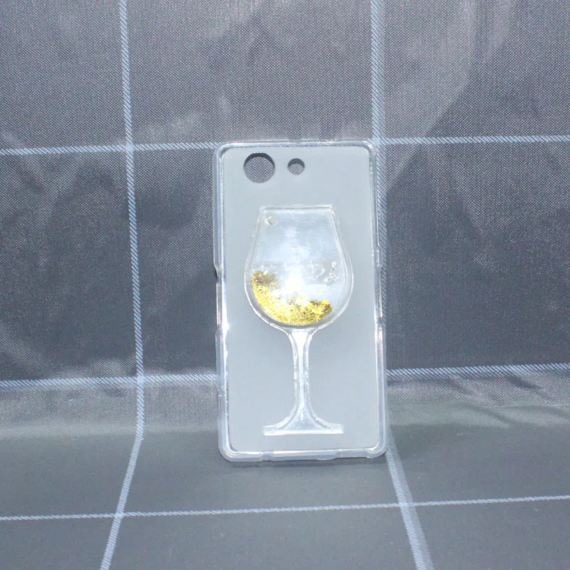Чехол для телефона Sony Xperia Z 3 Compact Z3 mini 3D Cup с динамическим жидким сияющим песком и