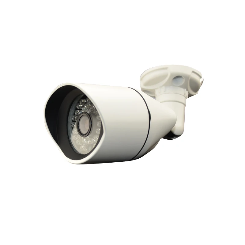 Аудио POE 720P HD 1.0mp IP Камера металл белый 36 шт светодиодов Водонепроницаемый