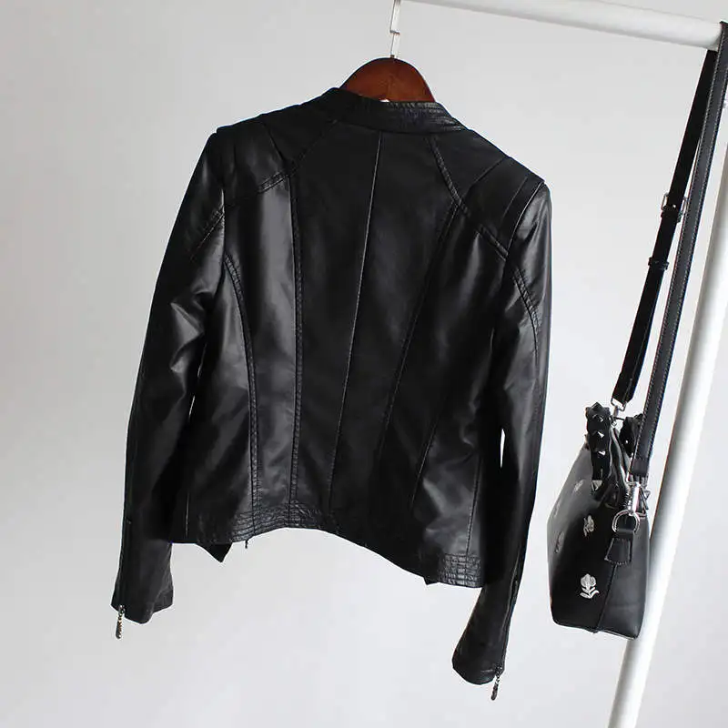 Bomberjacke 2018 Новинка Весна Осень Женская облегающая короткая куртка с отложным