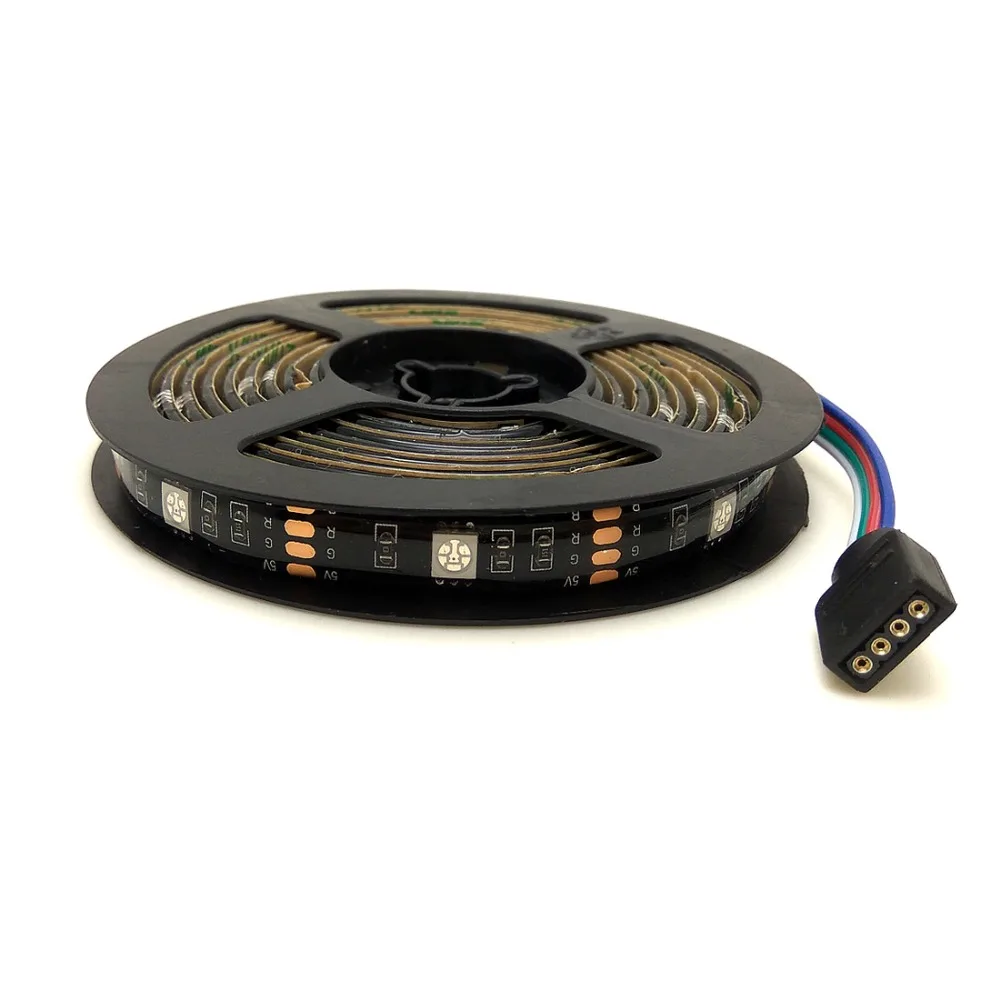 Светодиодная лента для настроения 5050 RGB 6 футов 60 светодиодов телевизора ПК