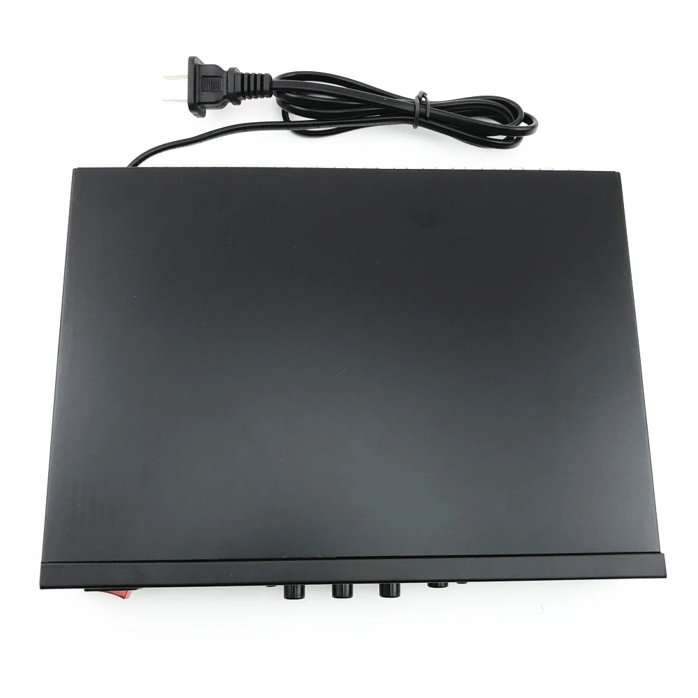 4 Порты 6 выход Композитный 3 RCA аудио видео AV Переключатель выбора Switcher коробка в