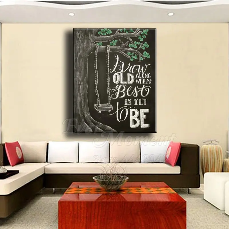 Ever Moment Diamond Painting Blackboard Tree Rhinestone 5D DIY Full Square Drill Embroidery Home Decoration S2F525 | Дом и сад