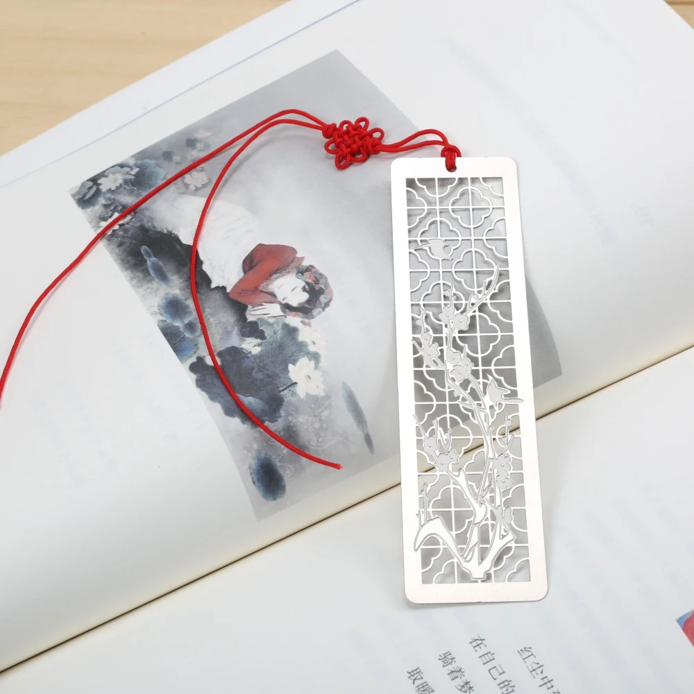 Металлическая Закладка в китайском стиле китайские элементы ретро закладки для