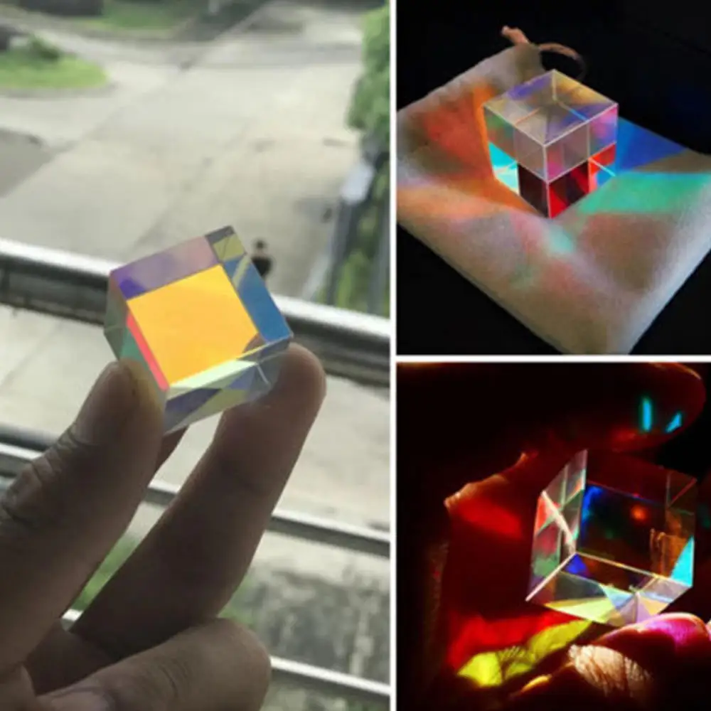 Оптическое стекло X cube дихроический кубическая Призма RGB комбинированный