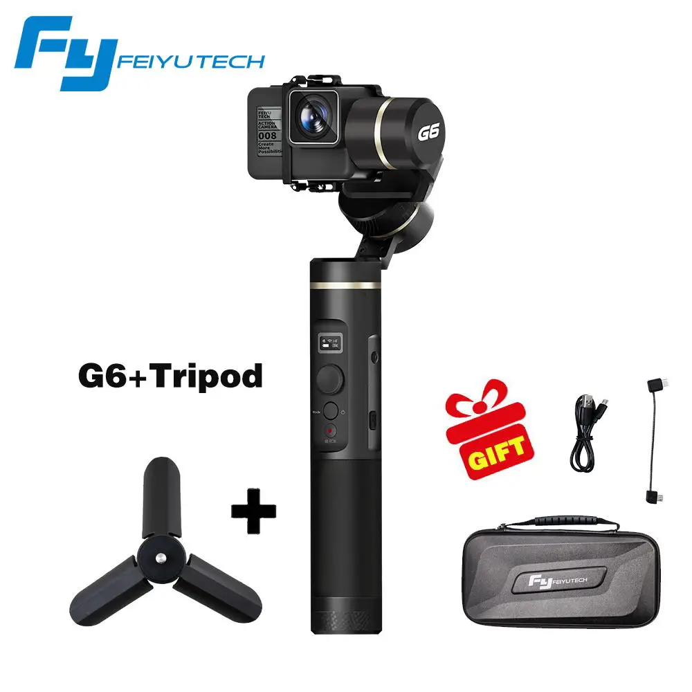 Option 1 FeiyuTech Feiyu G6 3 оси ручной карданный стабилизатор для экшн-камеры Gopro 6 5 4 RX0 xiaomi yi 4k Wifi синий зуб OLED экран - Цвет: Option 1