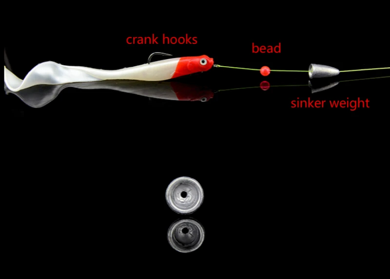 5 упаковок/партия рыболовный грузик из свинца приманки пули червь свинцовый
