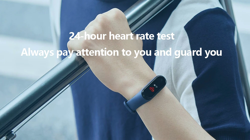 Xiaomi Mi Band 4 Смарт-браслет Фитнес-сердечный ритм 135 мАч Цветной экран Bluetooth 5.0 Водонепроницаемый смарт-браслет Смарт-часы