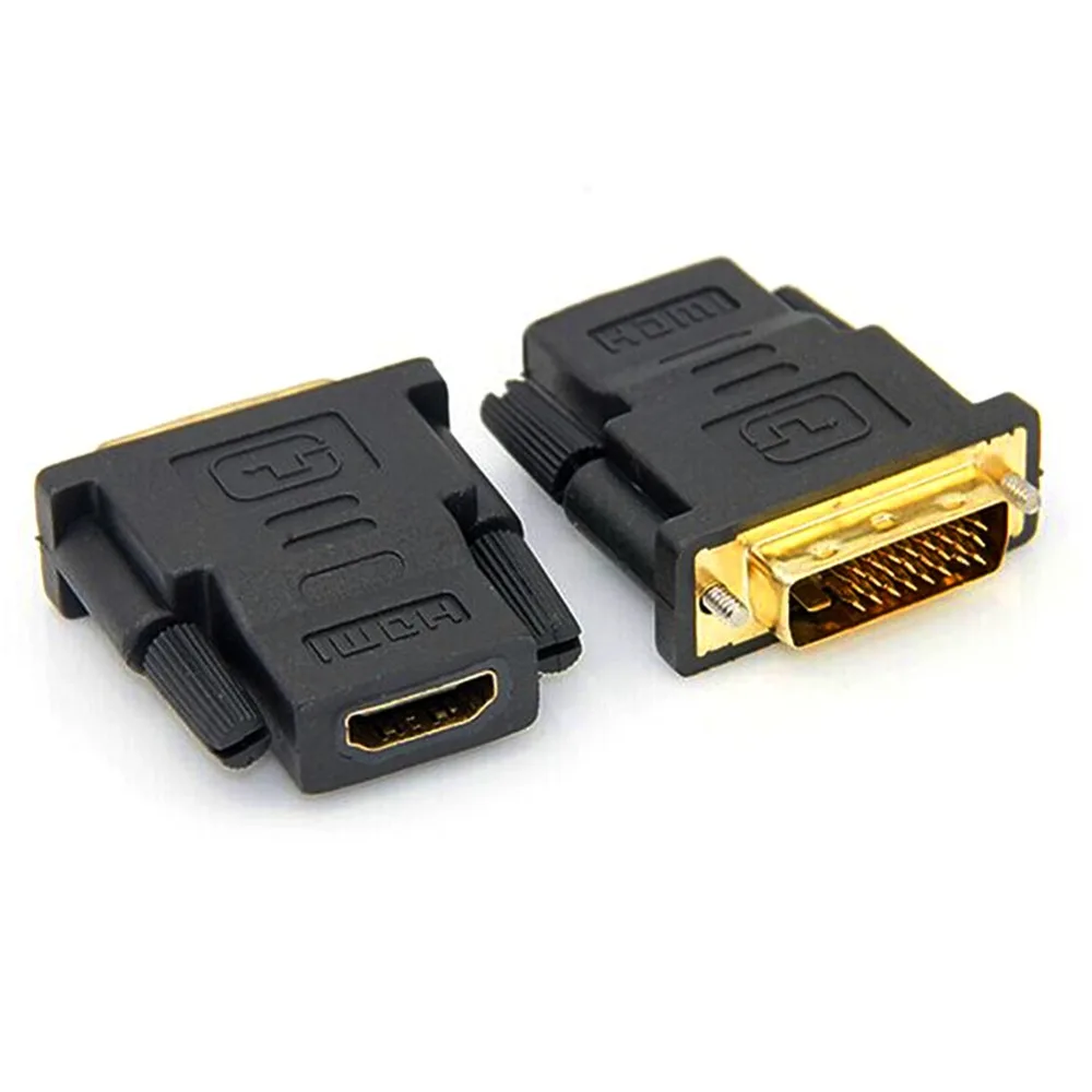 DVI 24 + 1 к HDMI совместимого адаптера кабели 24k позолоченный штекер конвертер Папа