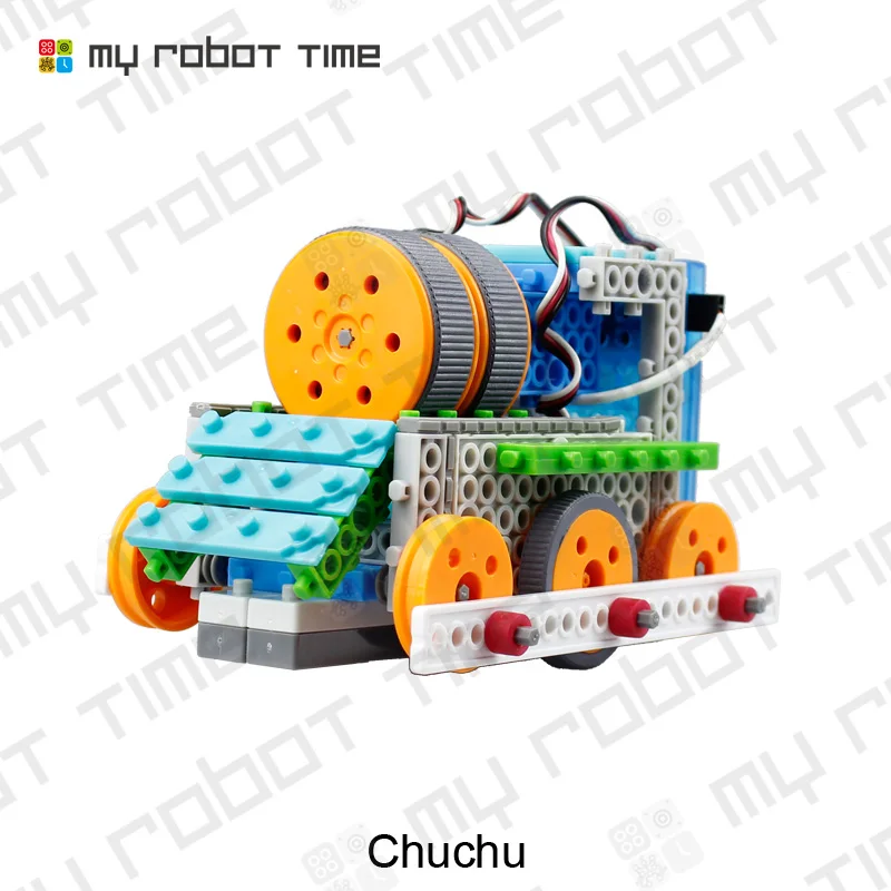 My Robot Time Sensing Line Tracer Car Block Build Toy Robotics Science Kits STEM образовательные инструменты для