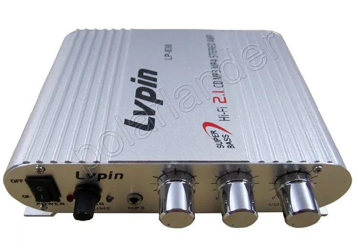 Автомобильный усилитель LP-838 Hi-Fi стерео сабвуфер аудио для смартфонов