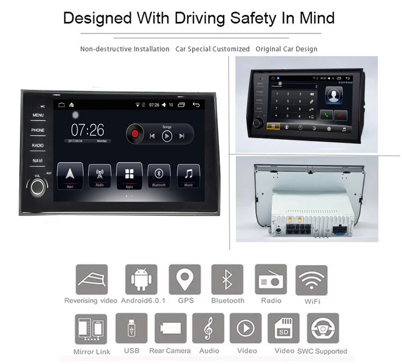 Автомобильная магнитола с 9 &quotвстроенным Bluetooth Wi Fi GPS навигацией для Skoda Kodiaq / KAROQ