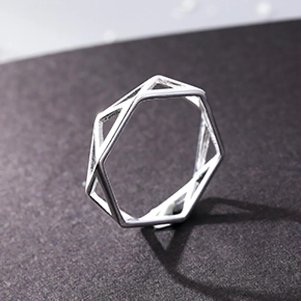 2017 новая Мода Bague мужские 20 мм в виде геометрических фигур кольцо ювелирные