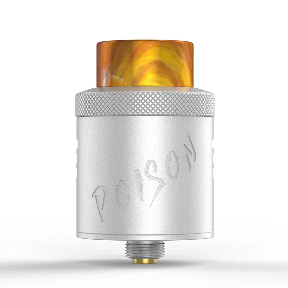 Новейший оригинальный бак Veeape DAMSELFLY Poison RDA диаметром 24 мм с двумя катушками