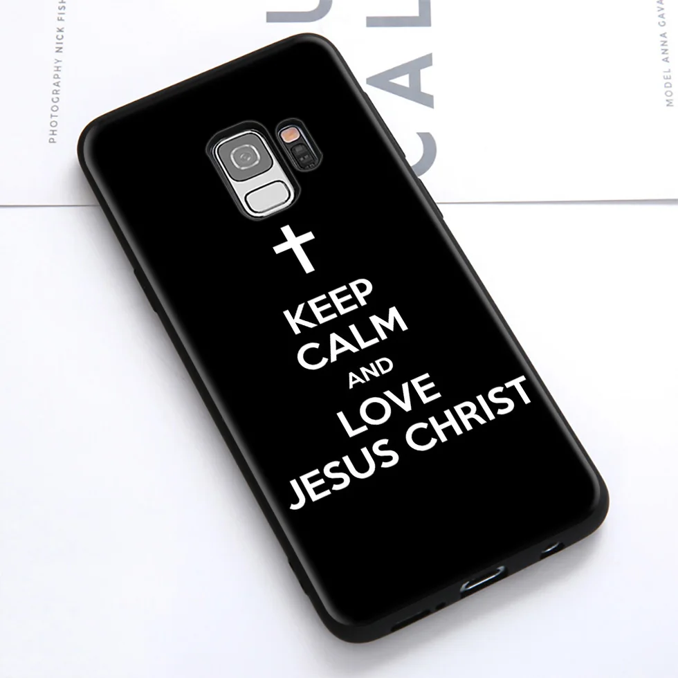 Christian Jesus The Cross Soft Case for Samsung Galaxy S10 S10e S9 S8 Plus S7 S6 Edge &amp J6 2018 Note 10 9 8 |