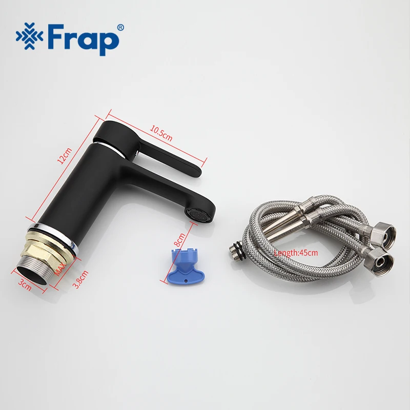 Frap new black 340mm Outlet pipe Bathtub shower faucet with bathroon basin taps set cold and hot water mixer F2242+1042
Frap new black 340mm Outlet pipe Bathtub shower faucet with bathroon basin taps set cold and hot water mixer F2242+1042