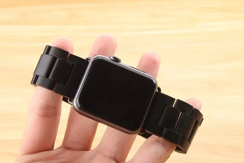 Новинка 2017 года для Apple Watch специальные Wood ремешок Ремешок iwatch 42 мм ссылка браслет