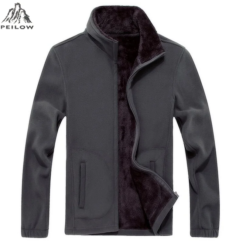 

PEILOW Brand Clothing Jacket Men Spring autumn Jacket Casual Slim Fit Outerwear Fleece Men's Jackets and Coats Jaqueta Masculina