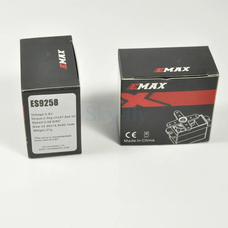 EMAX модель ES9258 RC металлический цифровой сервопривод 27g/ 3 кг/0 05 сек для вертолетов