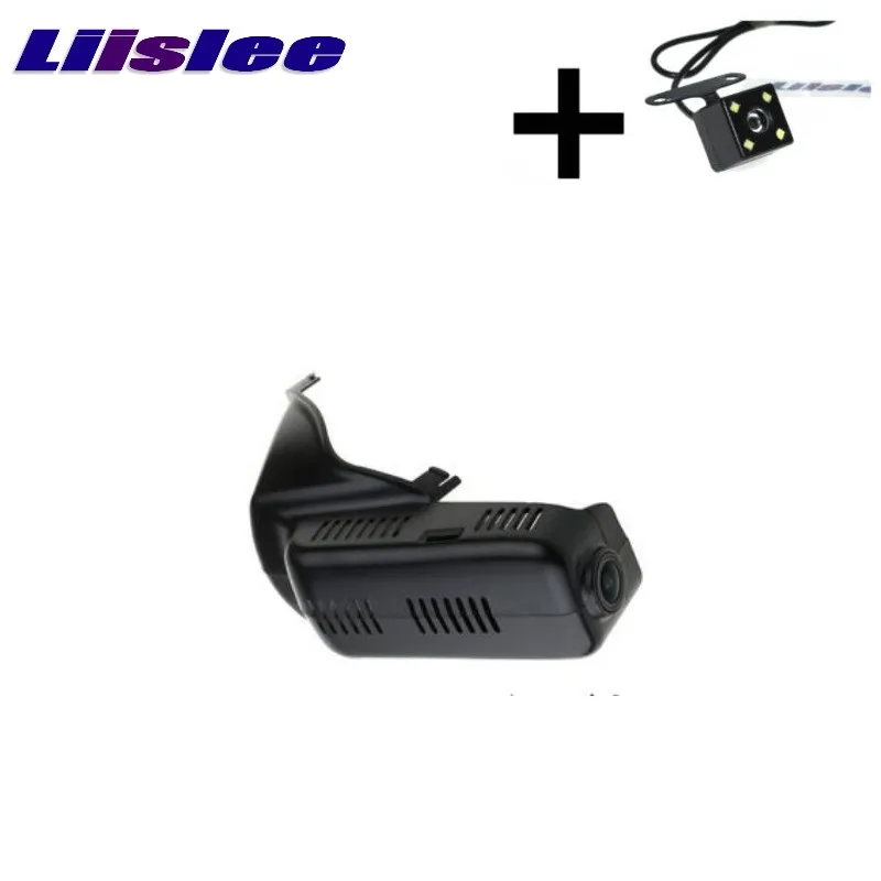 LiisLee автомобильный дорожный рекорд WiFi DVR Dash камера вождения видео рекордер для VOLVO XC60 2008 - Название цвета: Front And Back