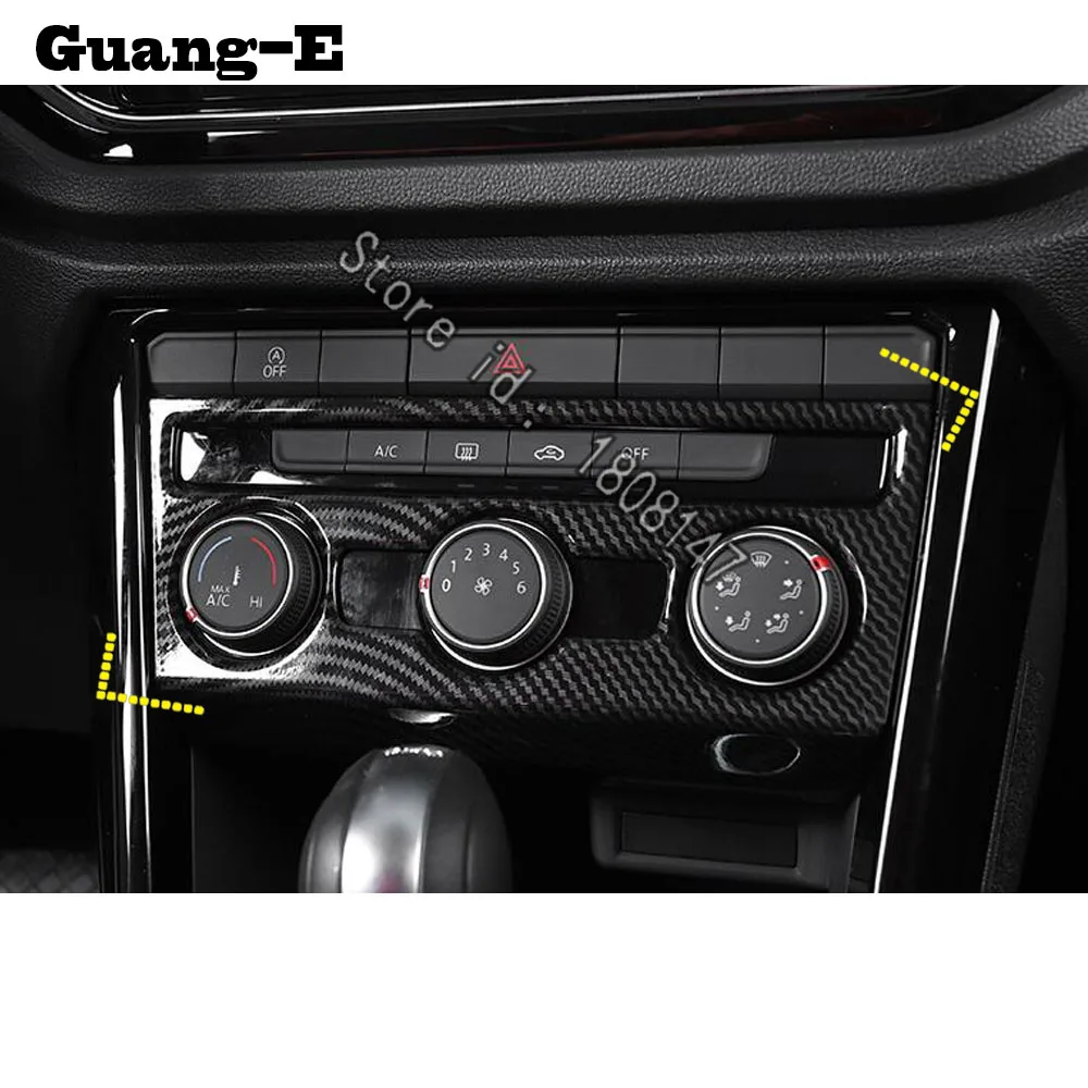 

Для Volkswagen Vw T-Roc Troc 2017 2018 2019 2020 2021 Автомобильная наклейка внутренняя отделка переключатель кондиционера Выходная вентиляция температура