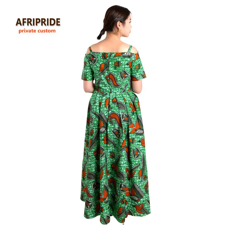 Африканские платья для женщин AFRIPRIDE классические традиционные с коротким