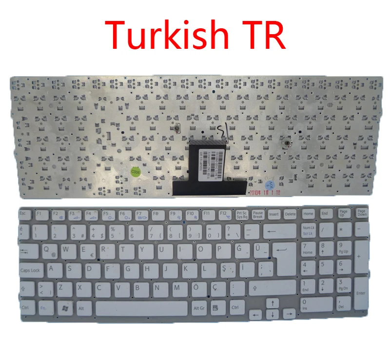 Ноутбук US AR CA TR GR GK клавиатура для SONY VAIO VPCEB VPC EB Германия Греция английская Аравия