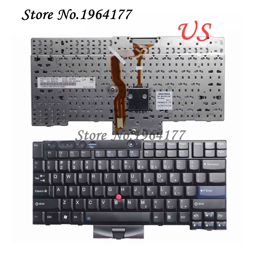 New for Lenovo Thinkpad IBM X220I X220T T410I T510I W520 T420S T520 English laptop keyboard US version black | Компьютеры и офис
