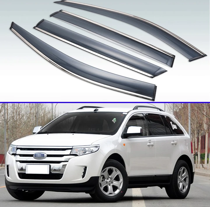 Для Ford Edge 2011 2012 2013 2014 пластиковый Наружный козырек тенты на окна защита от солнца