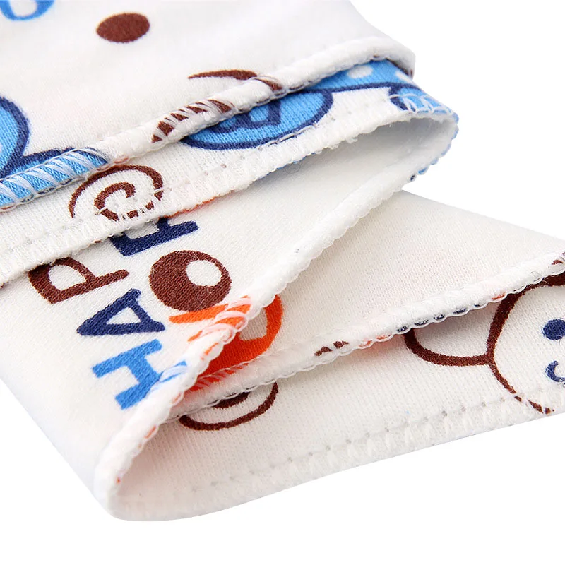 

6Pcs/Set Cotton Baby Bibs Double Layers Waterproof Cloth Scarf Boys Girls Burp Bib 88 AN88