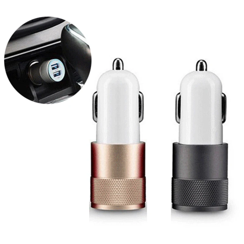 Новый смарт-переходник SOONHUA Mini с двумя портами USB для зарядки в машине 5В/2а Быстрая