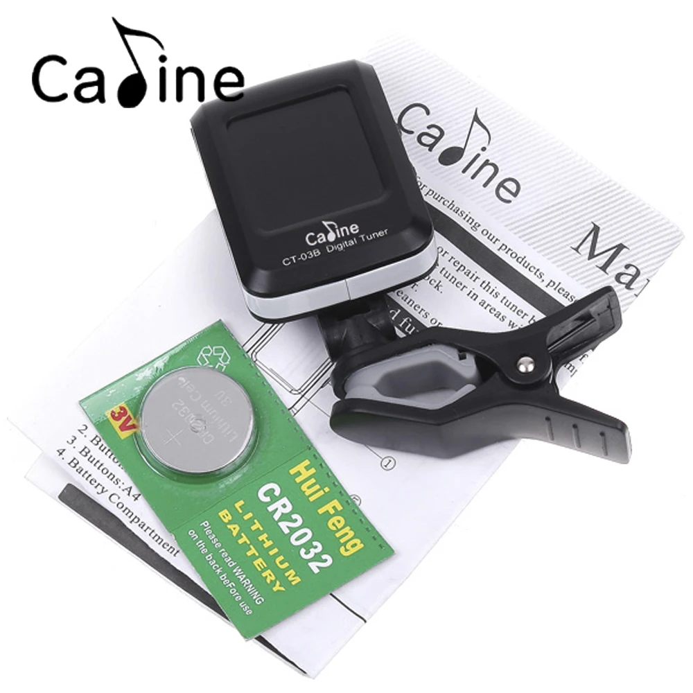 Высокое качество 360 градусов Поворотный Подсветка Гитары тюнер ЖК-дисплей Clip-On