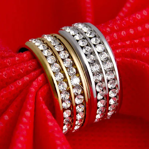 Горячая Распродажа 2017 женское и мужское модное Двухрядное свадебное Ювелирное