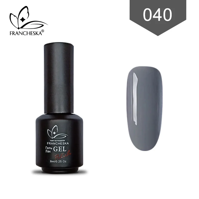 Francheska 040 Francheska гель лак для ногтей гель лак 80 цветов светодиодный УФ nagels spulletjes oje впитывающий полуперманентный Smalto для unghie Гель-лак - Цвет: Francheska 040