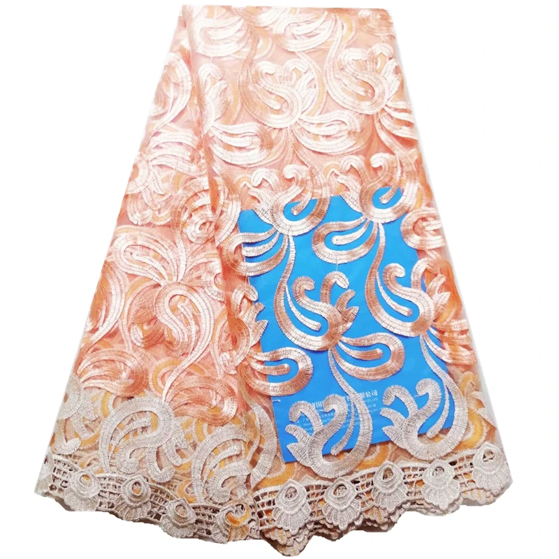 

Best Selling African Tulle Lace Fabric 2019 African French Lace Fabric High Quality Nigerian Embroidery Tulle French Lace White