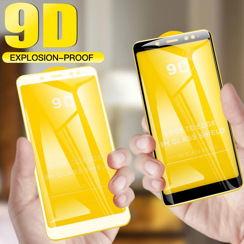 9D изогнутое закаленное стекло для Xiaomi Redmi 5 Plus 4A 5A 6A Y1 Y2 Xiomi S2 защита экрана полная клеевая пленка для защиты стекла