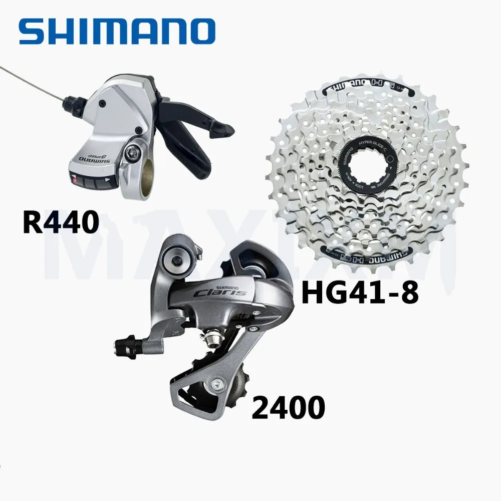 SHIMANO Claris 2400/2300 велосипедные маленькие задние Переключатели переключения R440 правый переключатель 8s велосипедные переключатели