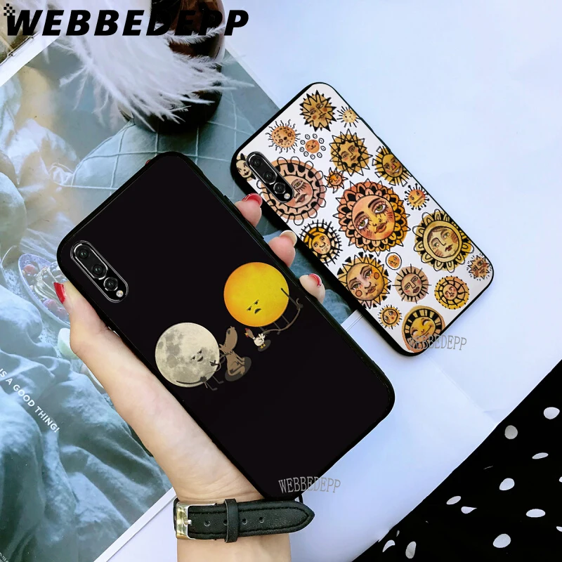 WEBBEDEPP Забавный мультяшный Мягкий ТПУ чехол для Huawei Y6 Y7 Prime Y9 Mate 10 20 Lite Pro Nova 2i 3i 4 |