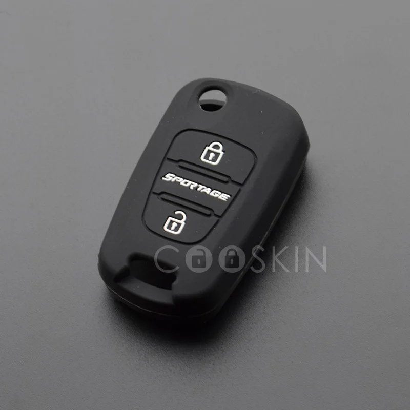Silicone Car key Case Cover set for KIA 2013 Sportage 3 buttons smart car Styling protector shell accessories 10pcs/lot | Автомобили и