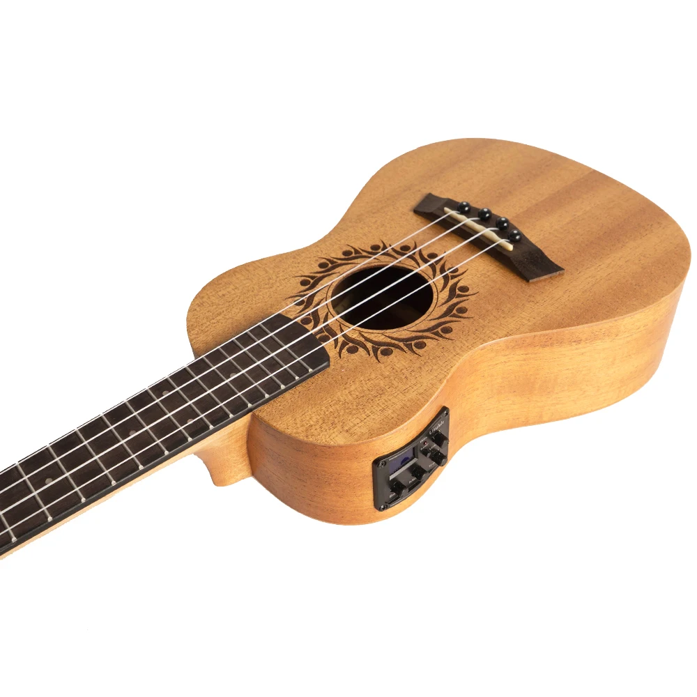 Укулеле акустическая электрическая гитара сопрано для концерта Tenor 21 23 26 дюймов