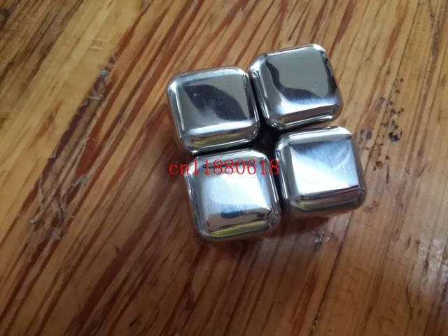 500 шт./лот Бесплатная доставка Высококачественные камни для виски из нержавеющей