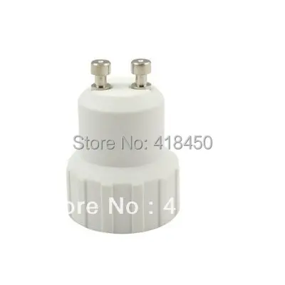 Wholesale 100pcs/Lot GU10 E14 to Converter Adapter Base Socket Holder for LED Light Lamp Bulbs free shipping|e14 cfl|e14 bulbe14 energy saving bulbs