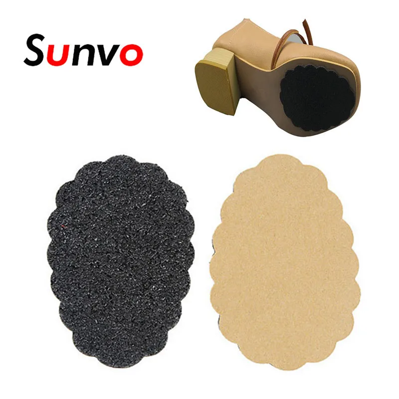 

2 Pcs Anti-Slip Shoe Sole Sticker for High Heel Sandal Boot Self-Adhesive Forefoot Mat Front Pads Shoe Protector Grip Insert
