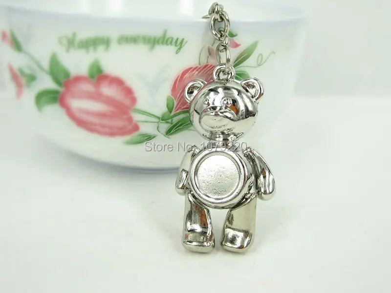 Брелок HJ Bear Arms Legs Move из сплава оригинальный хромированный брелок модная сумка для